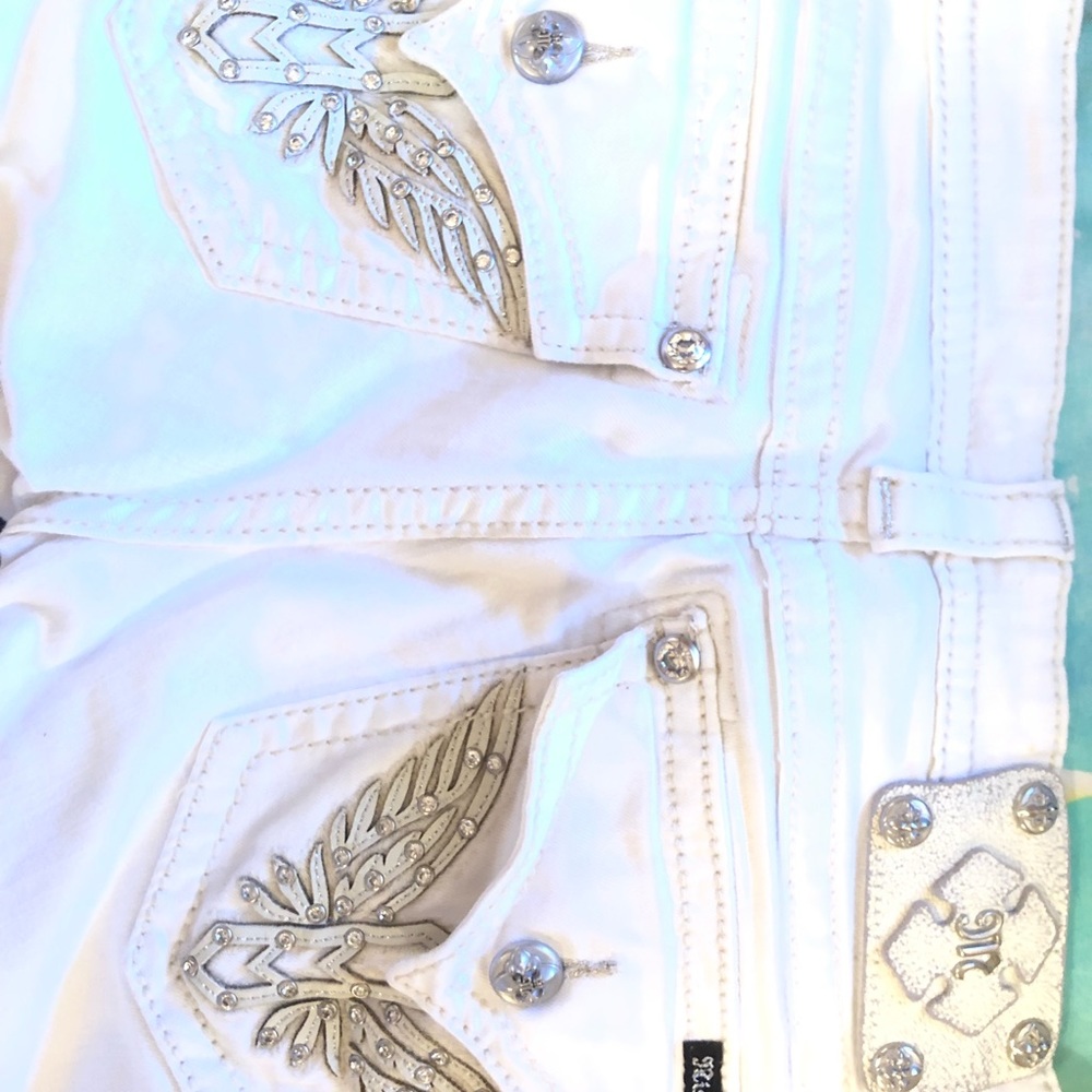 White Miss Me Jeans
